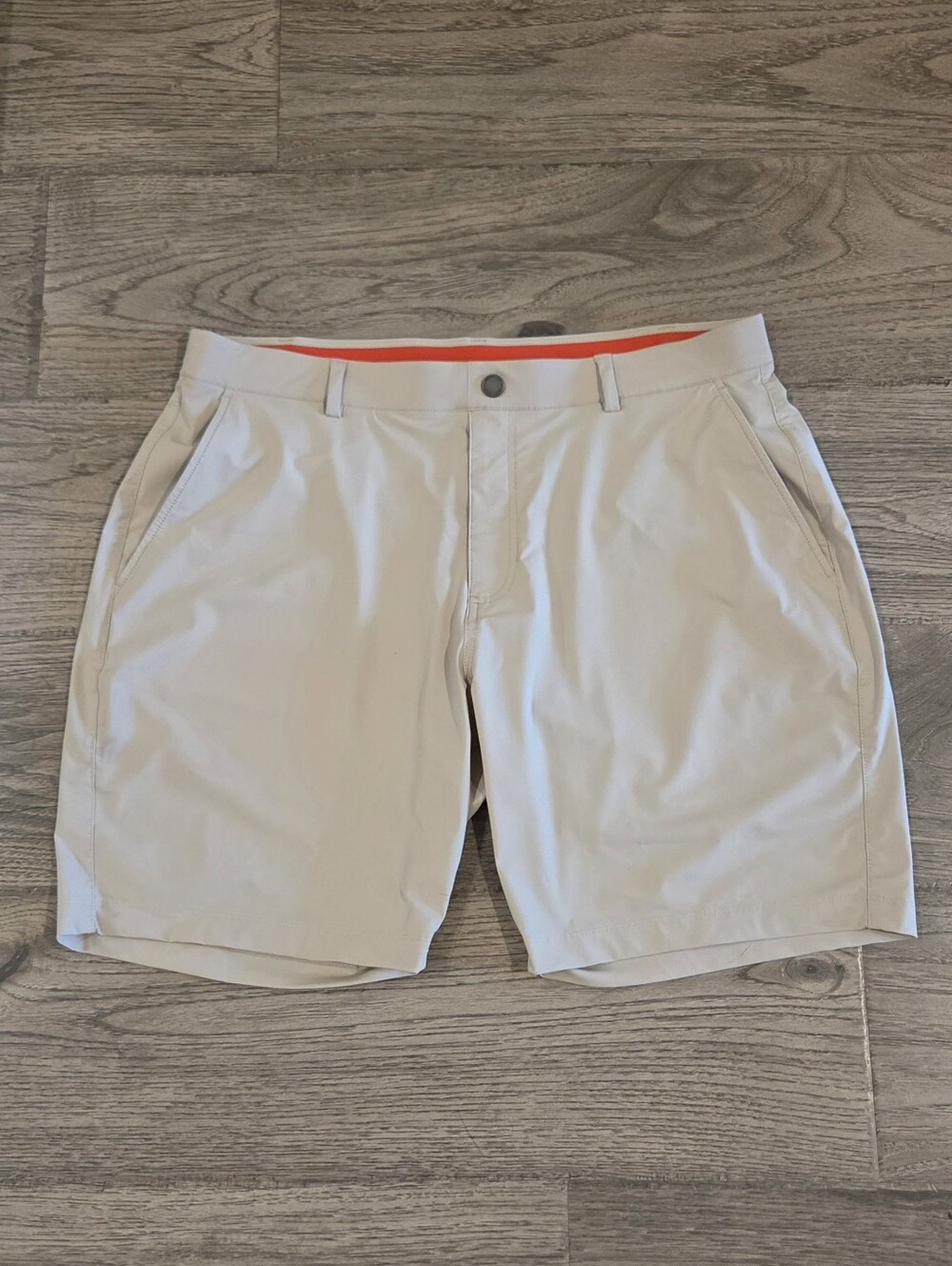 Redvanly Hanover Performance Golf Shorts - Beige Size XL x 7.5" Inseam